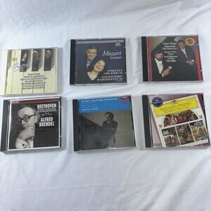 6 Piano Works CDs – Schubert, Beethoven, Mozart, Rachmaninoff, Chopin – Legends